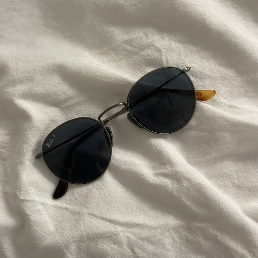 Rayban Round Titanium Sunglasses